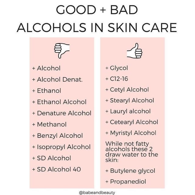 Confused by alcohol in skin care on labels? Here's how to easily understand them for better skin choices.
