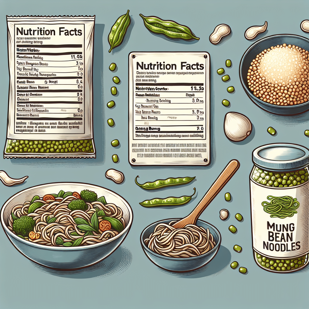The nutritional value of mung bean noodles explained: What key nutrients do these noodles offer you?