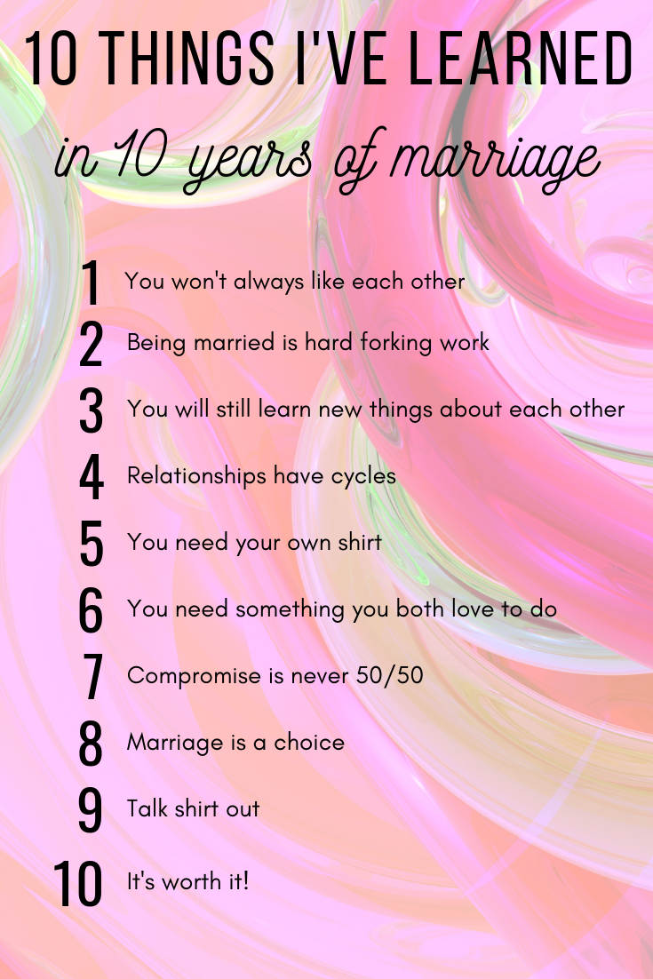 Things <em>to</em> Learn After Marriage