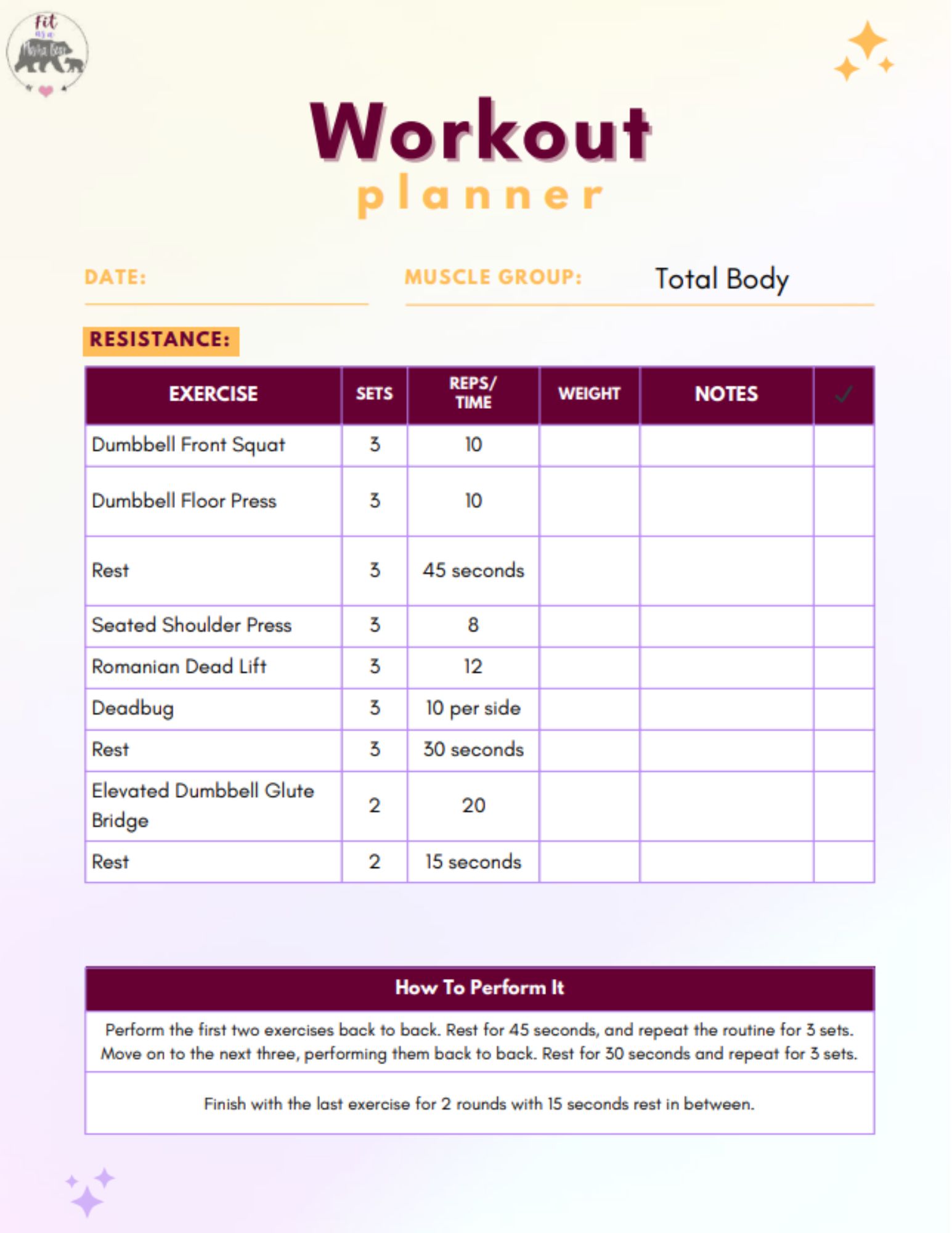 Looking for a 3 day a week dumbbell workout plan? This one is simple and gets results.