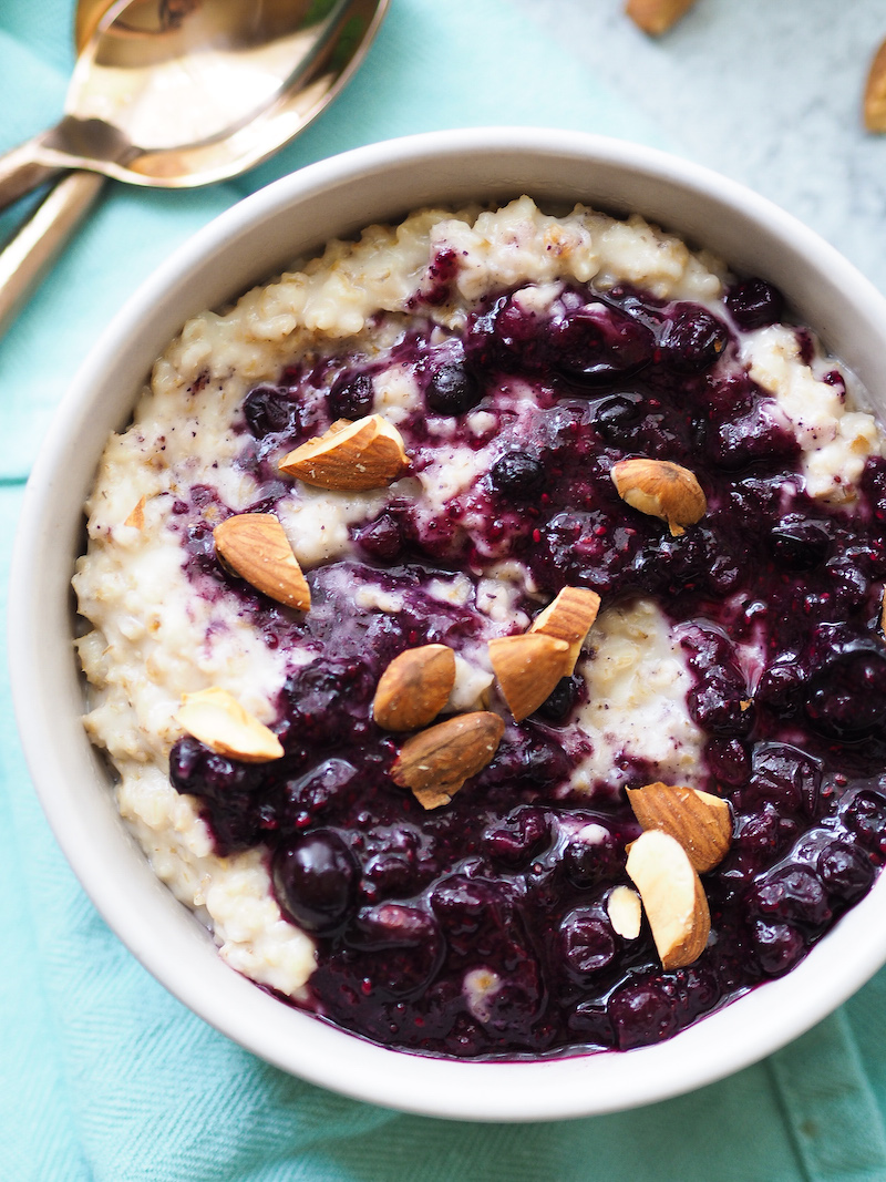 How to make the best blueberries and cream oatmeal (Follow our simple recipe for a creamy delight)