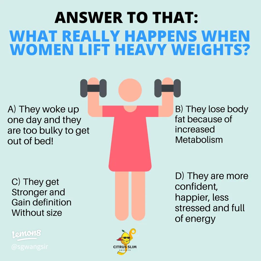 Debunking myths about heavy weight lifting side effects for female: Get the real facts before you start lifting.